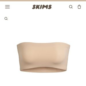 SKIMS FITS EVERYBODY BANDEAU BRA CLAY 2X NEW